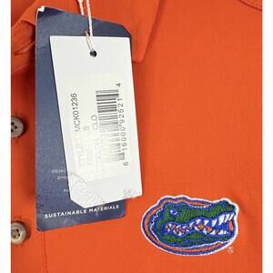 Florida Gators Golf Polo Small Men Orange Shirt Embroidered Cutter Buck NWT